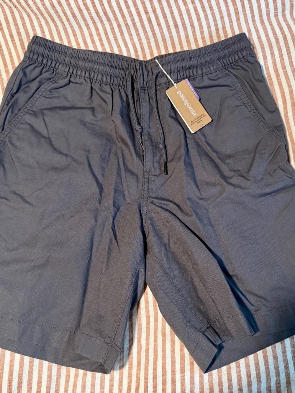 New Patagonia Men's Lightweight All-Wear Hemp Volley Shorts Gray Size Small